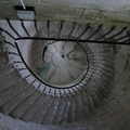 Looking up the lighthouse stairs