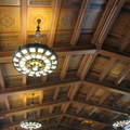 Ornate roof inside building