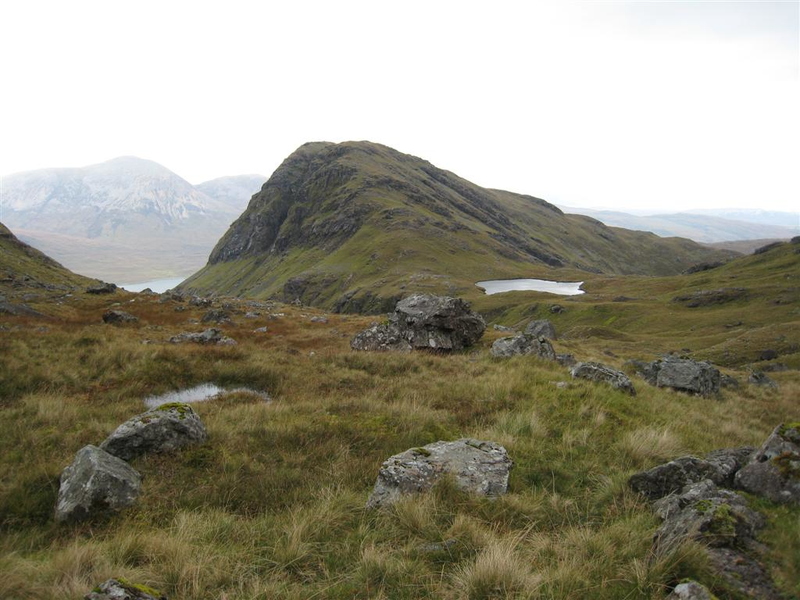 Above the first section of scree