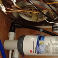 3M Water filter under kitchen sink in line with existing tap