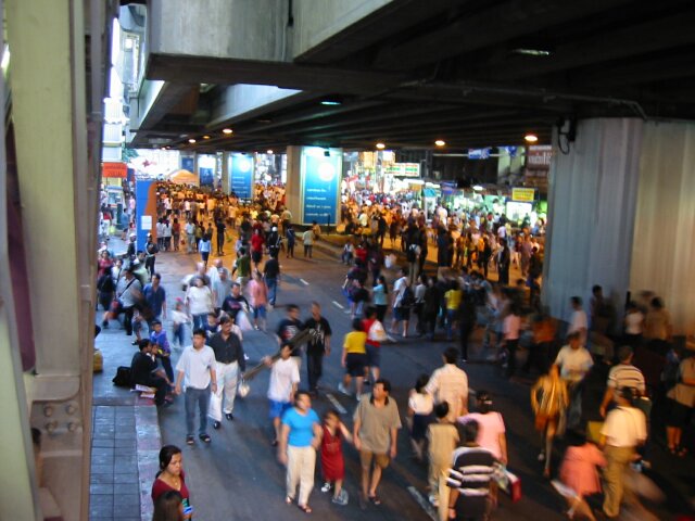 "7 Wonders Of Silom" Festival Along Closed Steet On Sunday