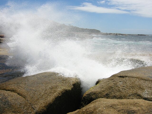 The blow hole at Bicheno on the east coast