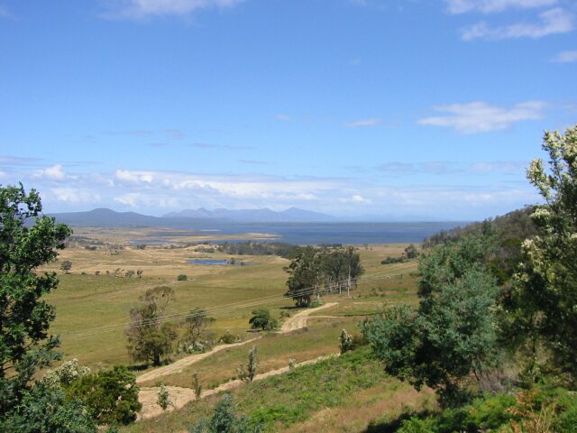 Splendid view from a lookout on the way to Port Arthur