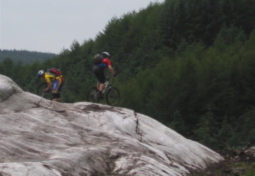 Simon sorting out that front puncture [NW]
