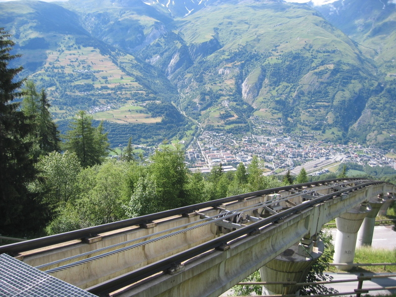 Bourg from 1600 at top of Funicular