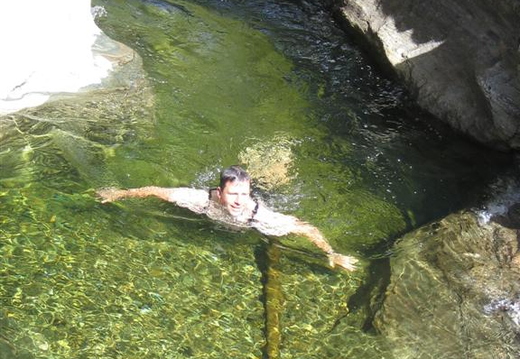 Dougie in the drink