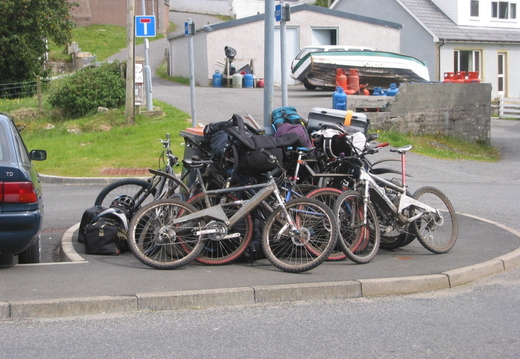 Bikes and kit bound for Skye