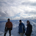Nigel, Mo and Stu at top of Stob Binnein