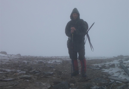 Andy on Cairnwell