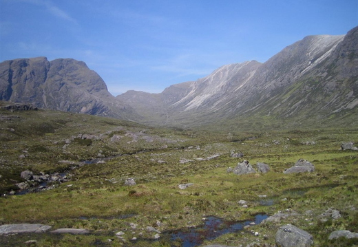 Up the valley