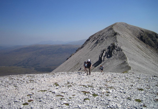 Looking east along ridge