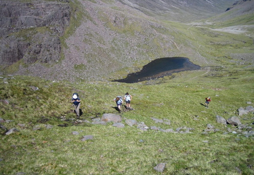 Climb up Sgorr Ruadh