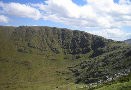 To right: Shoulder between Sgurr Nan Ceanniachean and Moruisg