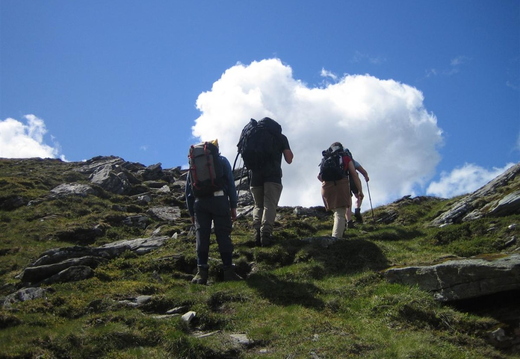 Slog to top of Sgurr Nan Ceanniachean
