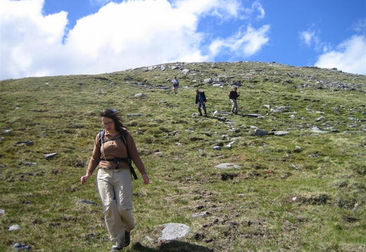 Heading down to shoulder from Sgurr Nan Ceanniachean