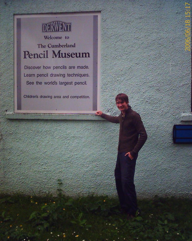 Mo discovered what Keswick is famous for - They invented the pencil after graphite was discovered locally. We did not go in (muc