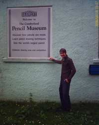 Mo discovered what Keswick is famous for - They invented the pencil after graphite was discovered locally. We did not go in (muc