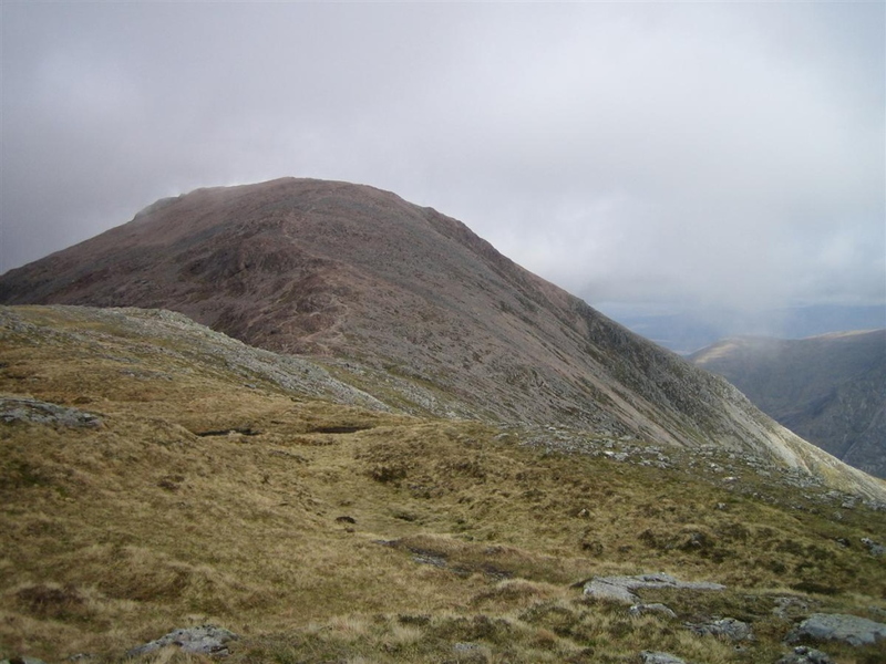 View back to Stob Dearg (was misty when we were at the top)