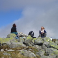 Girls at top of Stob na Broige (second munroe of the day)