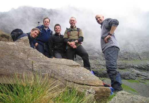 Team shot - Mo, Alistair, Nigel, Stuart & Dave