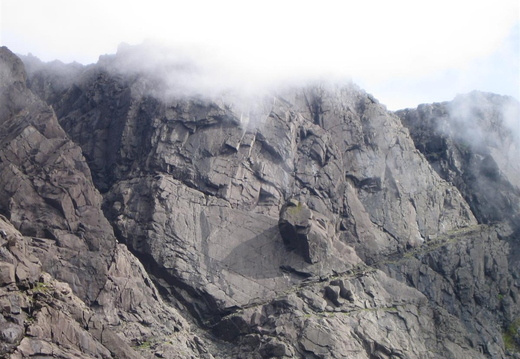 'The Cioch' - Lump of rock sticking out of the cliff that Mr Highlander stood on in the film.