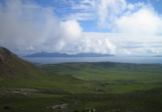 Soay from Skye, heading down Corrie Lagan