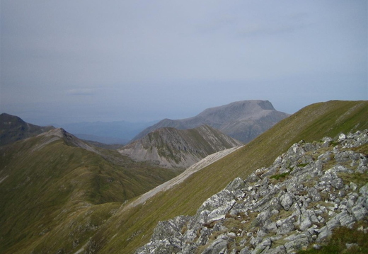 Ben Nevis - Is the peak right in front An Gearanach?