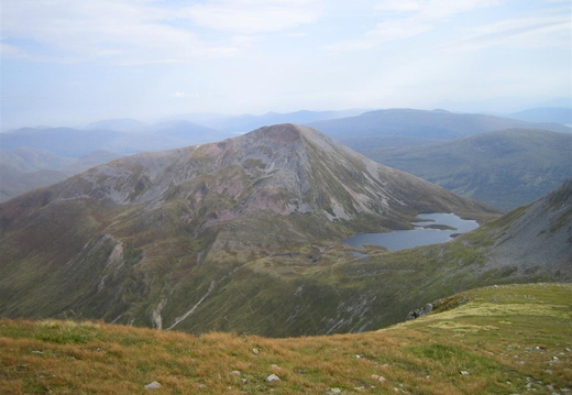 Corie an Lochan with Sgurr Eldie Mor behind