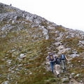 Climbing up to Binnein Beag