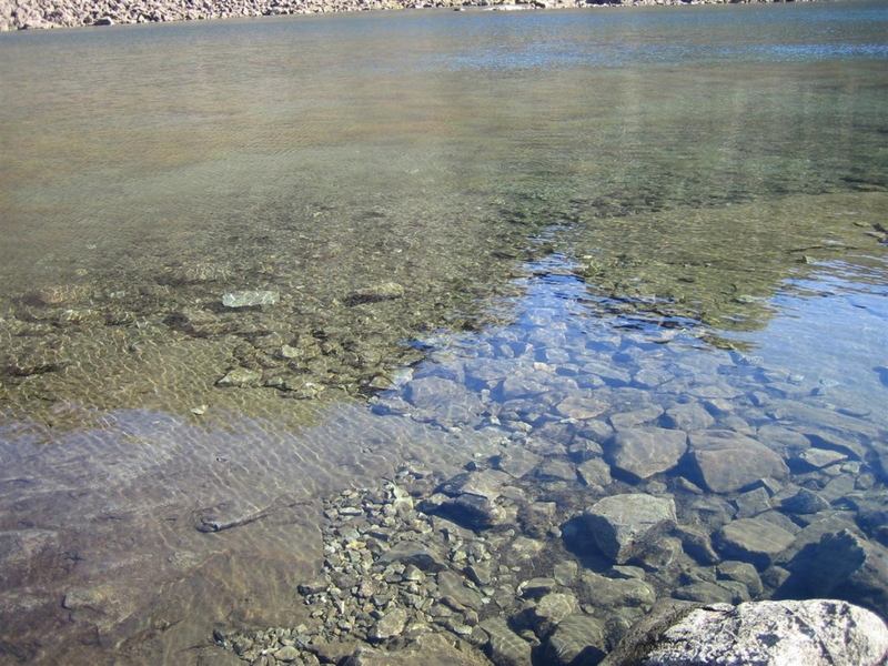 Clear waters of Loch Coir' a' Ghrunnda