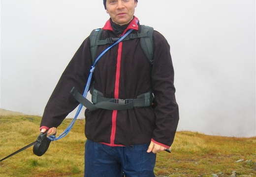 Scott at summit of Saileag