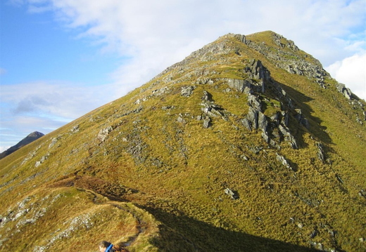 Ridge between Saileag Sgurr a' Bhealaich Dheird (looking back)