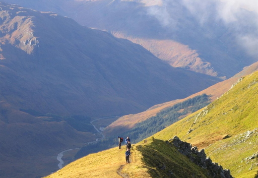 Views down Glen Shiel