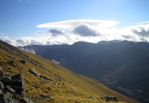 View up Glen Shield towards pub!