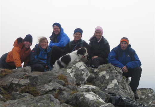 At summit of Aonach Mheadhoin