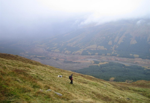 On the way down from Beinn a' Cheibh