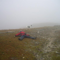 The wind got the better of scott while descending to the Bealach between Ben Lui and Beinn a' Cheibh