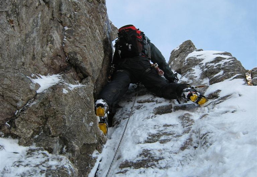Tricky slippy section