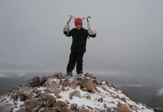 Rich at Summit (Buchaille Etive Mor)