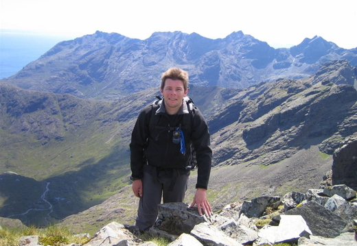 Me on summit on Am Basteir