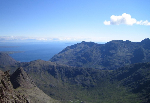 View of the start of the ridge