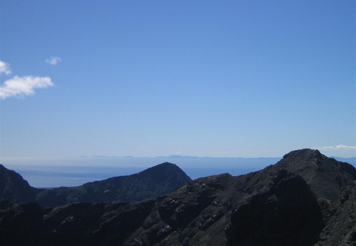 View out over to the outer Hebrides (Uists)