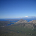 View over to Raasay, note the flat topped summit of Dun Caan in the distance