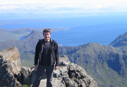 Me on summit of Sgurr nan Gillean