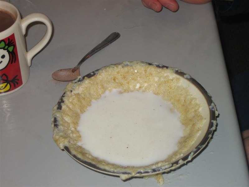Stu's example of how not to make Porridge!