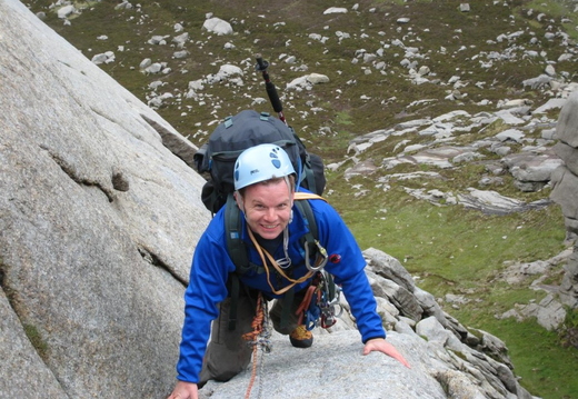 Scott, just before the snow started!