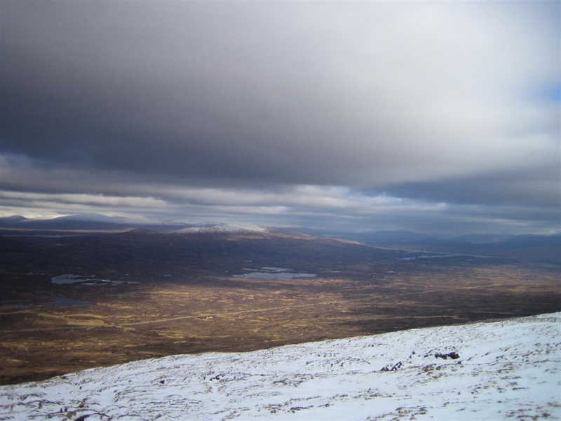 Rannoch Moor with no chairlift blocking view