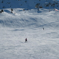 Day 4 (Vallandry) Lucy on the big slope 'Football Pitch'