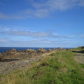 Stu on coast path
