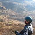 Stu at top of Pine Wall Crag
